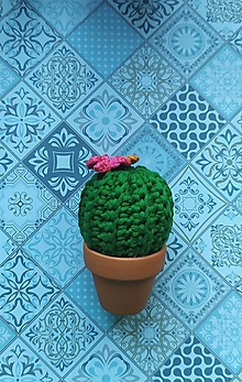 Dekorácie - Kaktus (sýto zelený...klasik klasikov) - 15826684_