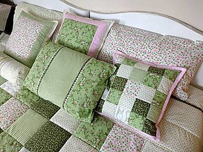 Úžitkový textil - Vankúše Zelený vidiek - 15824861_