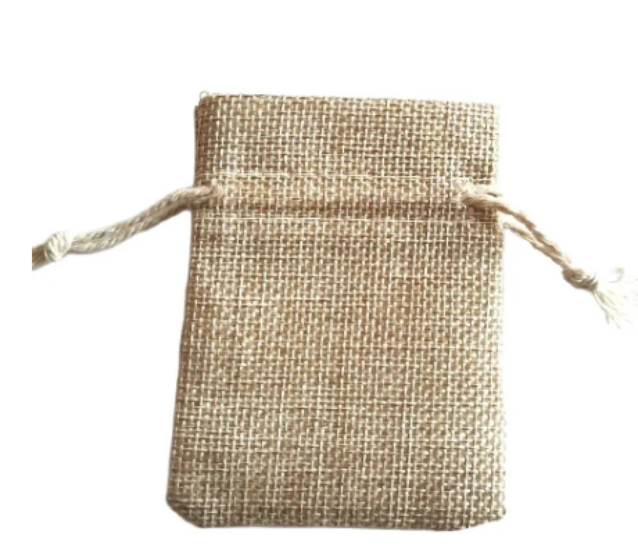 VO104 Vrecko jutové 7 x 9 cm  (Béžová)