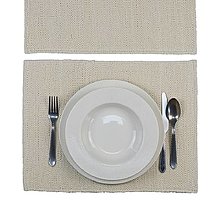 Úžitkový textil - Prestieranie NATUR, bavlna a ľan - 15824888_