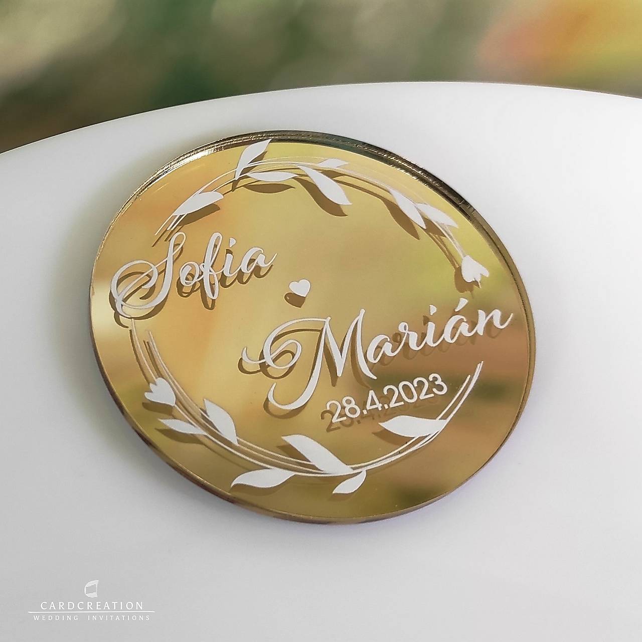 Svadobná magnetka 011