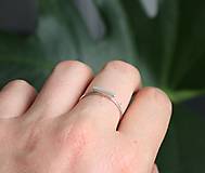Prstene - Strieborný prsteň - palička - 15827397_