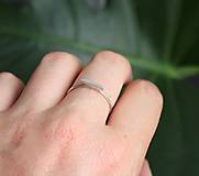 Prstene - Strieborný prsteň - palička - 15827398_