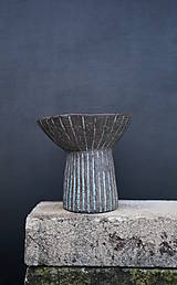 Dekorácie - Keramická váza na cibuľoviny - 15831389_