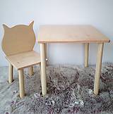 Nábytok - Stôl so stoličkou - 15830462_