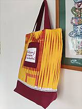 Nákupné tašky - Nákupná pre milovníčky žltej "nákupný zoznam nezabudni" - 15830943_