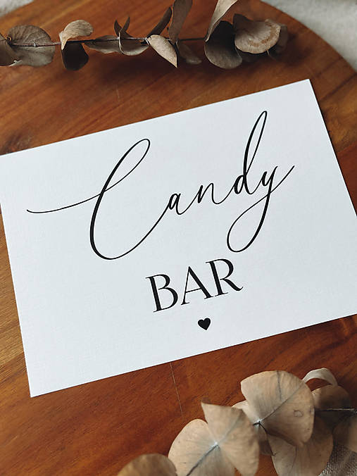 Papiernictvo - Candy bar A5 - Kartička  - 15832770_