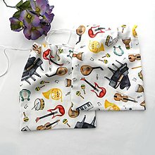 Úžitkový textil - Hudobné vrecúško - 15831802_