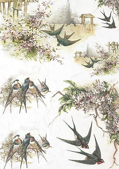Decoupage Papier Pack (20 Vellen 10x15cm) Fruit and Veges FLONZ Vintage Papier