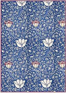 Papier - Papier na decoupage - blue flower - 15833017_