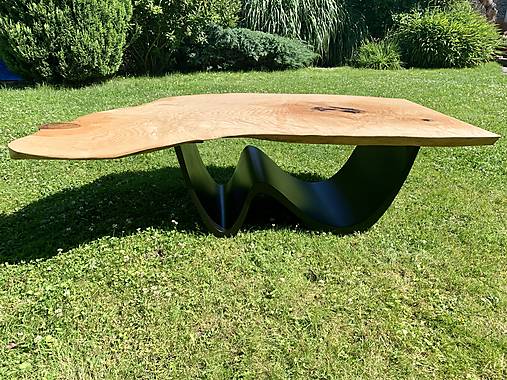 Nábytok - Konferenčný stôl z 220 ročného jaseňa - 15832450_