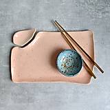 Nádoby - Sushi tanier/podnos "ružový sen" - 15832794_