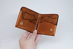 Pánske tašky - Kráľ hôr - Pánska kožená peňaženka - 15835554_