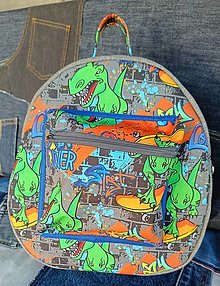Detské tašky - Detský ruksak dinosary - 15836206_