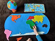 Hračky - Mapa sveta (Mapa sveta - kontinetny) - 15835924_