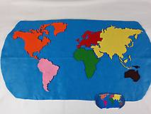 Hračky - Mapa sveta (Mapa sveta s komodou) - 15835948_