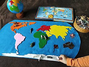 Hračky - Mapa sveta (Mapa sveta - kontinetny) - 15835923_