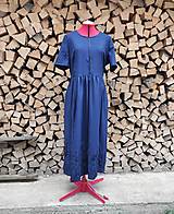 Šaty - Ľanové šaty - 3D lúka (rôzne farby) - 15835258_