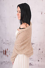Svetre a kardigány - hebké bolerko Sára (alpaca, merino vlna) - 15836924_