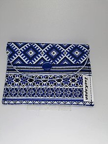 Iné tašky - Puzdro na karty  (Modrá) - 15838041_