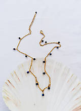 Náhrdelníky - Diantha - retiazka s príveskami lapis lazuli - 15838199_