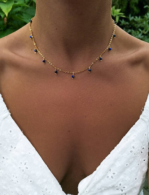 Diantha - retiazka s príveskami lapis lazuli