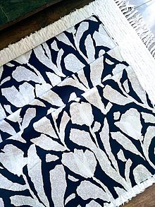 Textil - Bavlnená látka so vzorom tulipánov - 15838973_