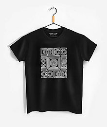 Pánske oblečenie - Pánske čierne tričko Liptov - 15839158_