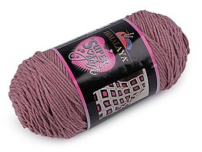 Galantéria - Pletacia priadza Super Soft Yarn 200 g (80816 starofialová tmavá) - 15839983_