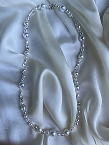 Iné šperky - minimalistická kolekcia (perličkový náhrdelník) - 15839694_