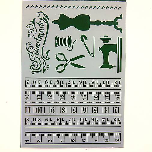 Nástroje - Šablóna -Stamperia 21x29,7cm akcia - 15842188_