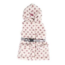 Detské oblečenie - Detská teddy vesta s opaskom - poudre dotties - 15840979_