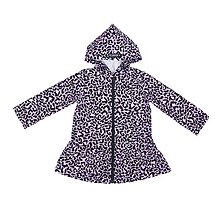 Detské oblečenie - Detská softshell bunda s volánmi - leo violet - 15840984_