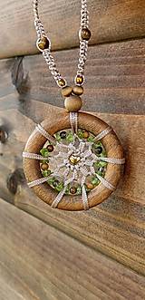 Náhrdelníky - náhrdelník Mandala spojenia s prírodou - 15842342_
