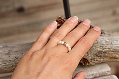 Prstene - Perlový prsteň - perly - 15841297_