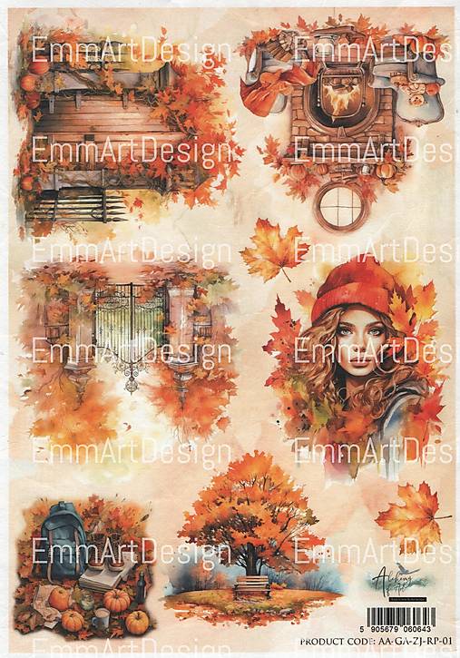 Papier - Ryžový papier GA 01/ A4 - 15843317_