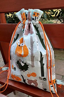 Detské tašky - Batoh,vak a vrecúško,  lesné zvieratká" (Batoh) - 15842746_
