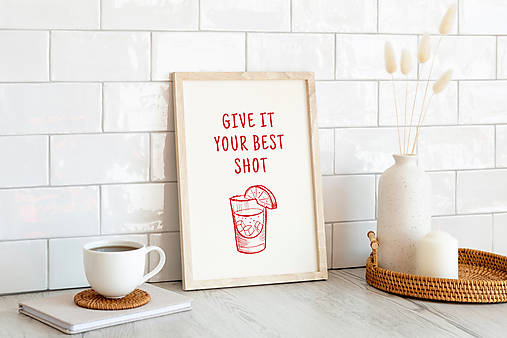 Give it your best shot | plagát