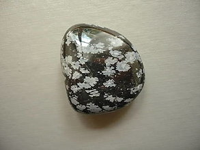 Minerály - Troml. - obsidián vločkový 28 mm, č.1f - 15844892_