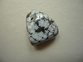 Minerály - Troml. - obsidián vločkový 26 mm, č.4f - 15844894_