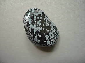 Minerály - Troml. - obsidián vločkový 27 mm, č.11f - 15844910_