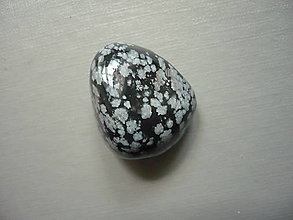 Minerály - Troml. - obsidián vločkový 24 mm, č.13f - 15844921_