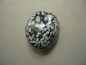 Minerály - Troml.  - obsidián vločkový 27 mm, č.36f - 15844994_