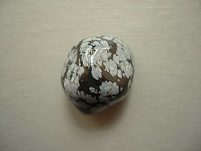 Minerály - Troml. - obsidián vločkový 25 mm, č.43f - 15845018_