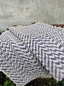 Úžitkový textil - Ručne tkaný behúň na stôl, prestieranie,obrus, 45x100 cm - 15845379_
