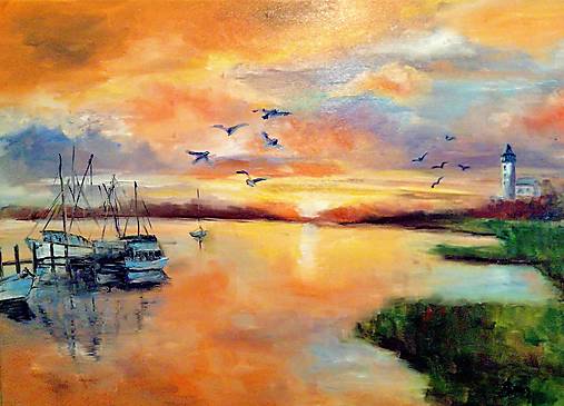 Obrazy - Sunset 70x50 - 15845878_