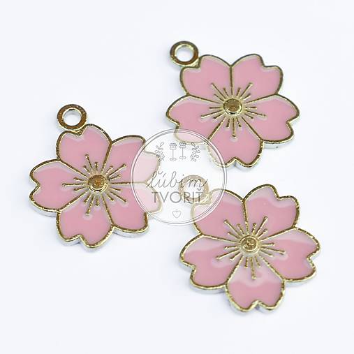 Komponenty - (2250) Kvet, 20 x 17 mm - 1 ks - 15846507_