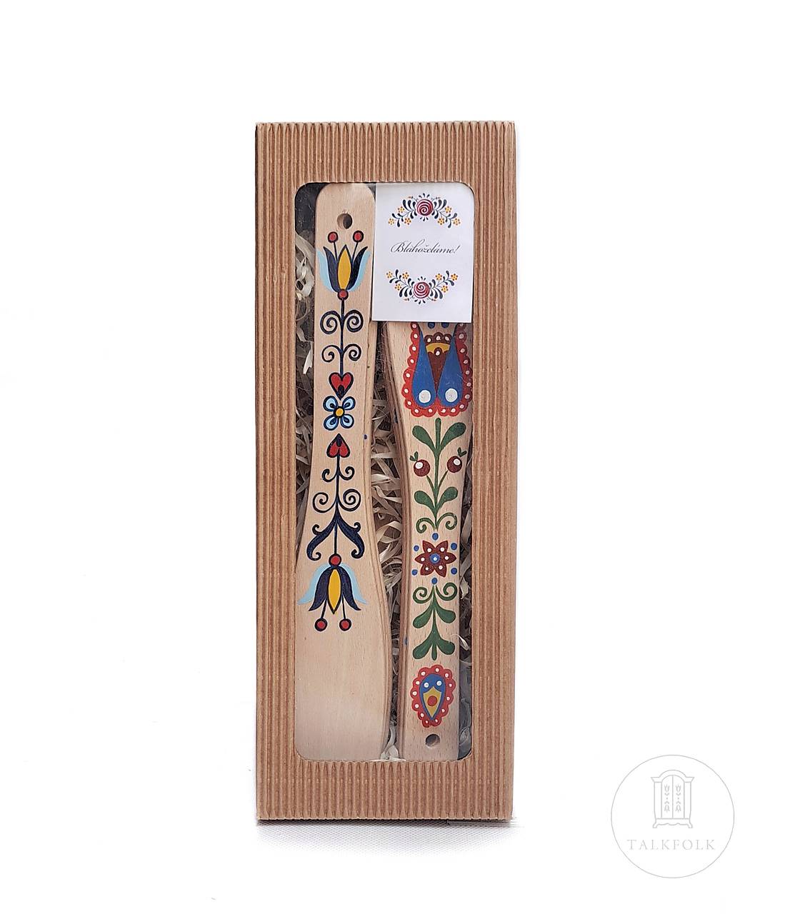 Vareška s maľbou (Sada, 10 varešiek v darčekovej krabici + menovka/pozdrav)