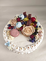 Torta- rekvizita na fotenie, alebo do výkladu (Torta- trvácna dekorácia na výzdobu obchodu alebo ako rekvizita pre fotografov)