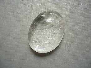 Minerály - Kabošon - křišťál 31 mm, č.8f - 15845890_
